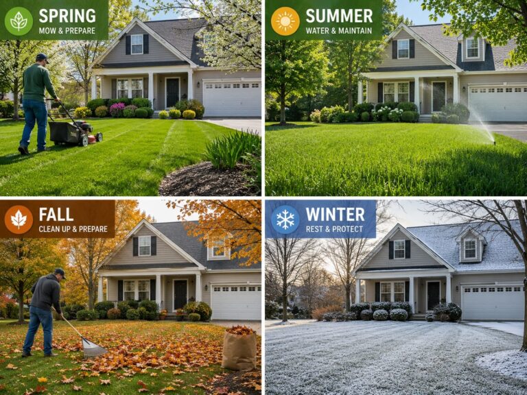 Seasonal lawn mowing guide for homeowners