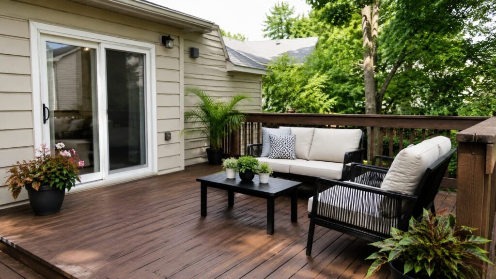 Affordable Deck Update with Simple Outdoor Furniture