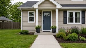 Budget-Friendly Front Entry and Landscaping Refresh